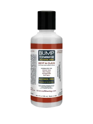 BREEJ Bump Terminator Alcohol-Free Bumps Lotion Razor Bump Treatment for Men & Women (4 Fluid Ounces) - the skin care solution