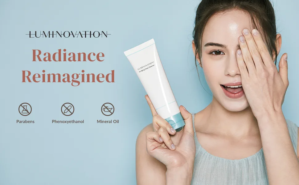 Luminovation Purifying Deep Cleanser with PhytoGlyco Complex for Skin Moisture and Skin's Strength - Luminovation Purifying Deep Cleanser
