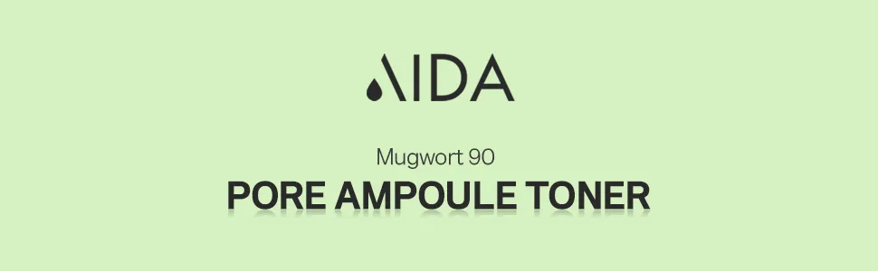 AIDA Mugwort 90 Pore Ampoule Toner - product information 1