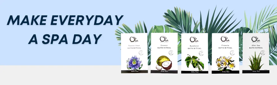 Ola Rainforest Gift Set - Body Butter Deep Sea Mist and Bath Ritual - BATH RITUAL header