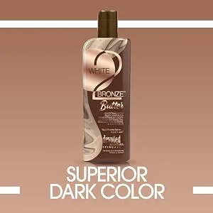 Devoted Creations White 2 Bronze Butter - Wrinkle Fighting Skin Softening Golden Tanning Butter Dark Tanning Lotion - Superior Dark Color