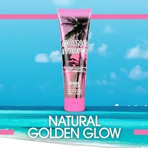 Devoted Creations Going Off Tropic - Skin Quenching Extracts Electrolyte Enhanced Indoor/Outdoor Dark Tanning Lotion - Natural Golden Glow