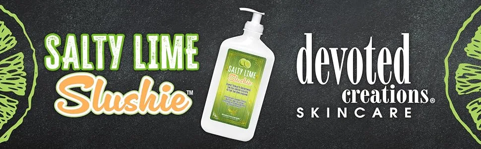 Devoted Creations Salty Lime Slushy - Skin Softening Super Smoothing After Sun Replenisher - Salty Lime Slushie by Devoted Creations