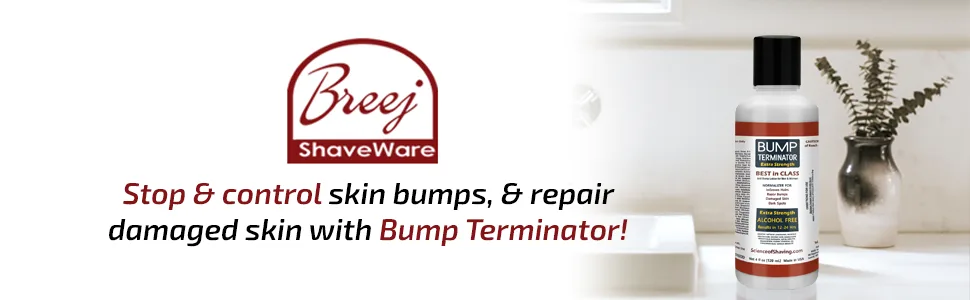 Bump Terminator Extra Strength Alcohol-Free Bumps Lotion Razor Bump Treatment for Men & Women (4 Fluid Ounces) - ingrown hair removal