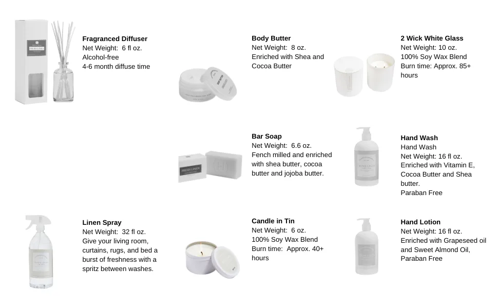 Hillhouse Naturals Diffuser - Diffuse Time 4-6 Months - Made in USA - 6 Oz (Cashmere) - Cashmere/Fresh Linen