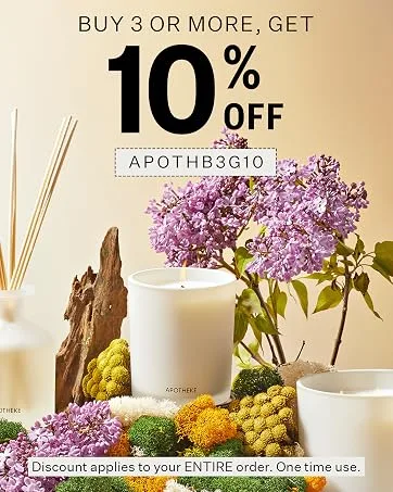 Apotheke Holiday Candles (Black Cypress Ceramic) - Diffuser Para Home Scent Air Plug Fragrance Smart Oil Machine Hotel Aroma Freshener Nest Refills Roo