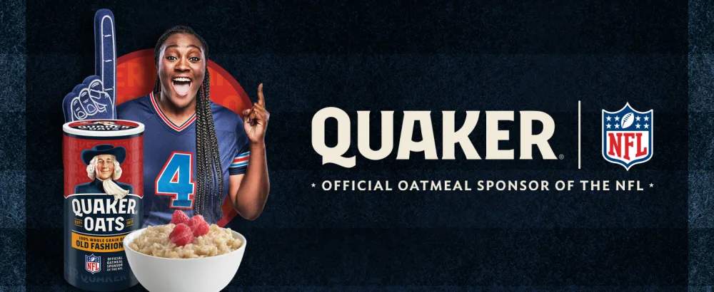 Quaker Original Instant Grits, 12 oz - Quaker NFL