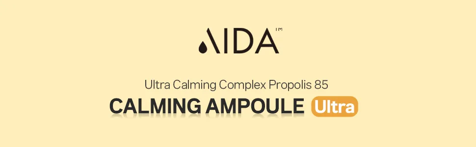 AIDA Propolis 85 Calming Complex Ampoule (Liquid/Quick Calming/Soothing/Propolis extracts 85%) - product information 1