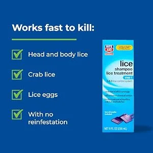Rite Aid Lice Shampoo - 8 oz Lice Treatment - product information 4