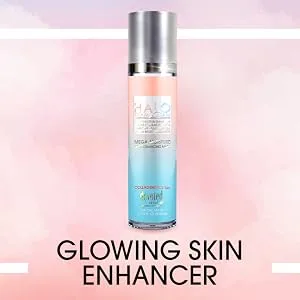 Devoted Creations Halo Beam Cream Light Spectrum Enhancer Boosts Cellular Energy & Luminosity Plant Based Stem Cells Vitamin Infused pH Balancer 1.7oz - Glowing skin enhancer