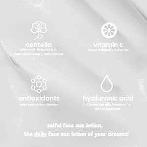 Kara Beauty SOLFUL Face Sun Lotion SPF 50+ PA++++ Korean Moisurizing Sunscreen No White Cast 1.7oz - ingredient_02