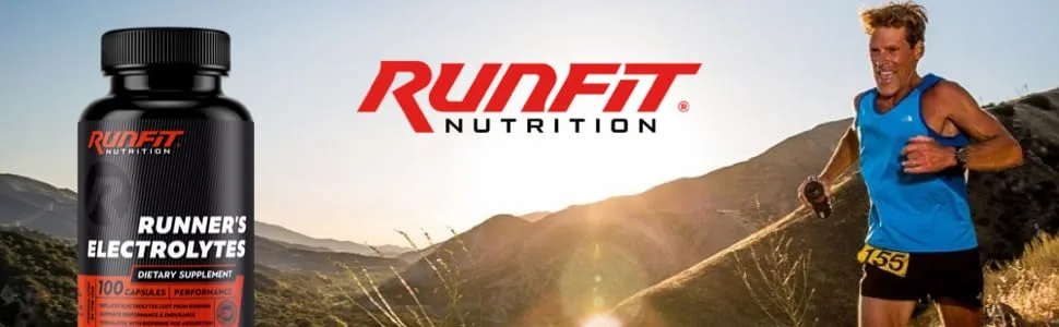 Runner's Electrolytes - Stop Cramps Now - Boosts Endurance & Stops Muscle Fatigue - Salt Electrolyte Pills - Boosts Hydration - Replenishes Exact Electrolytes Lost While Running - 100 Capsules - Electrolytes for runners