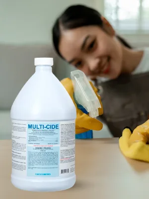 ForPro Professional Collection Multi-Cide Hospital Grade Sanitizer & Disinfectant Bactericidal Fungicide & Virucidal Cleaner 1 Gallon Refill (128 fl. oz.) - ForPro Professional Collection Multi-Cide Hospital Grade Sanitizer & Disinfectant
