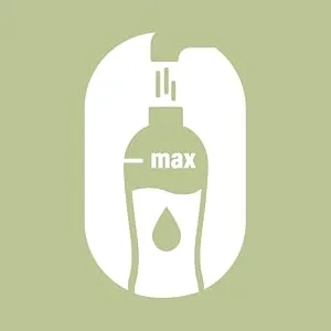 Multi-Purpose & Bathroom Cleaner Starter Kit - Natural Cleaning Products - Household Cleaners - All-Purpose Cleaner Tablets - Plant-Based - No Harsh Chemicals - Fill up the FabTab Infinity Glass Bottle with lukewarm water to the fill line.