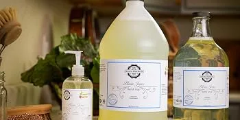 Liquid hand soap Plain Jane 64oz refill - Rustic Strength Soap Options. Refill containers and a countertop pump