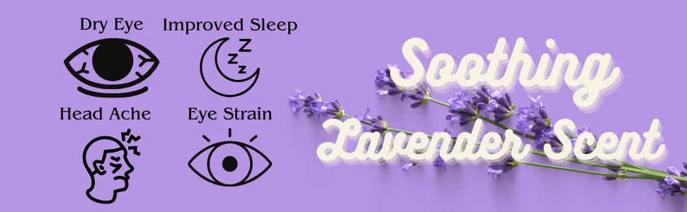 Warming Eye Mask Scented Refill Inserts | Lavender Scented Inserts for Heated Eye Mask for Dry Eyes | Insert Refills Lavender Scent | Scented Refill Insert | Light Perfume Lavender Insert Refill - heated eye mask steam eye mask bruder mask eye massager dry eyes stye eye treatment