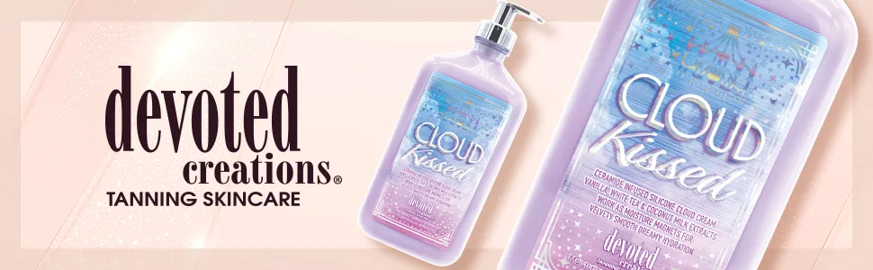 Devoted Creations Cloud Kissed Skin Moisturizer - Antioxidant & Hydrating Lotion for All Skin Types 18.25 Fl Oz - Cloud Kissed by Devoted Creations