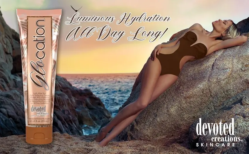 Devoted Creations Glocation - Lush After Sun Daily Softening Cream Moisturizer For All Day Hydration - Luminous Hydration All Day Long!
