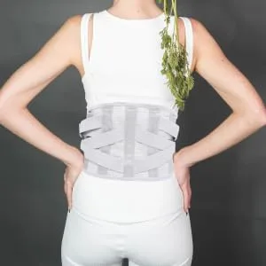 Sports Belt Back Brace for Lower Back Girdle Lower Back Protector Brace for Belt Buddy for Uterus Support Belt Trimmers Corset Breathable 115X23X1CM Silver3 - product information 2