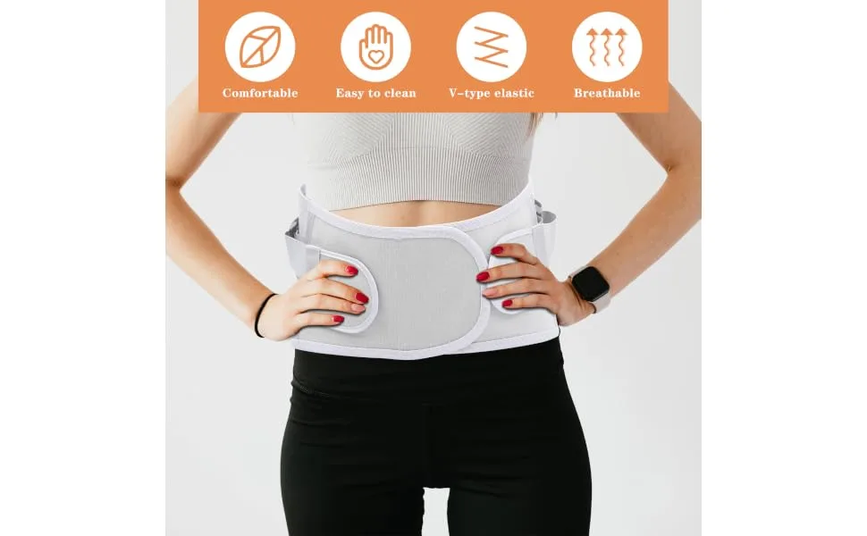 Sports Belt Back Brace for Lower Back Girdle Lower Back Protector Brace for Belt Buddy for Uterus Support Belt Trimmers Corset Breathable 115X23X1CM Silver3 - product information 6