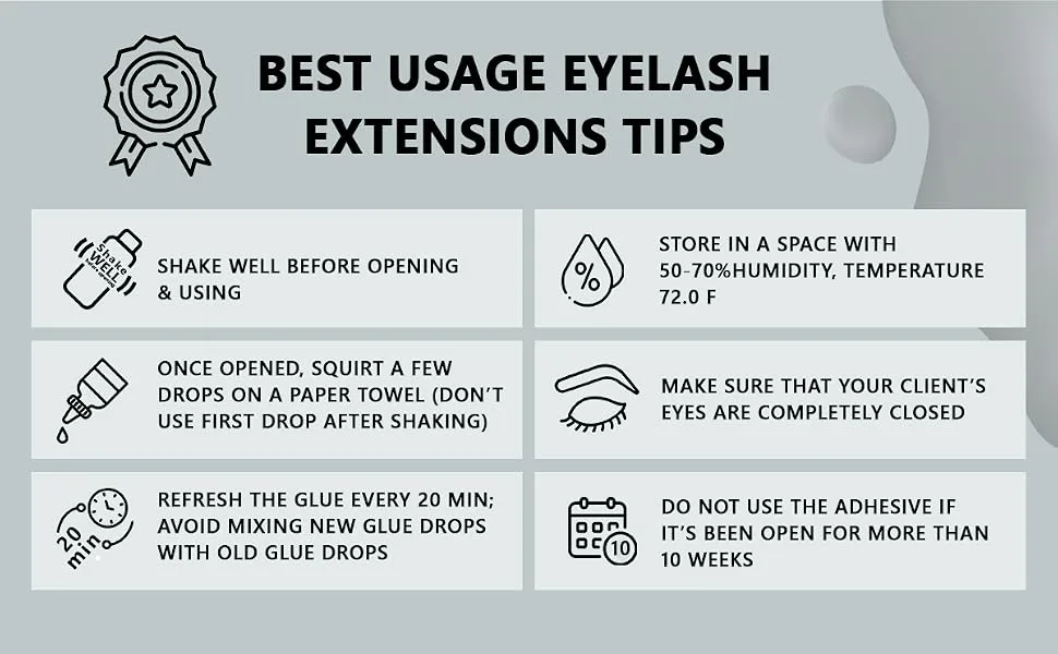 Eye Design Platinum Eye Lash Glue for Eyelash Extensions - Professional Adhesive Eyelashes Extensions Long Lasting Glue for Individual Lashes - Super Strong Bond & 0.5-1 Sec Drying Time 5 ml - long lasting eyelash extensions glue