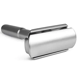 QSHAVE Adjustable Double Edge Classic Safety Razor (1 Razor & 5 pcs Titanium Coated Blades) Regular handle - product information 5