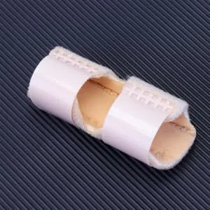 1pc Protective Splint for Basketball Brace Joint Splint Brace Splints Broken Brace Resting Hand Sleeve Tape Holder Thumb Size 2 Beige - product information 3