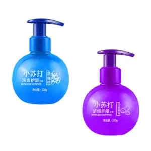 Exceart 2 Fruity Toothpaste Toothpaste Dental Care Supplies Sensitive Blueberry Toothpaste Bulk Toothpaste Stain Removal Toothpaste Toothpaste Soda Tool - product information 4