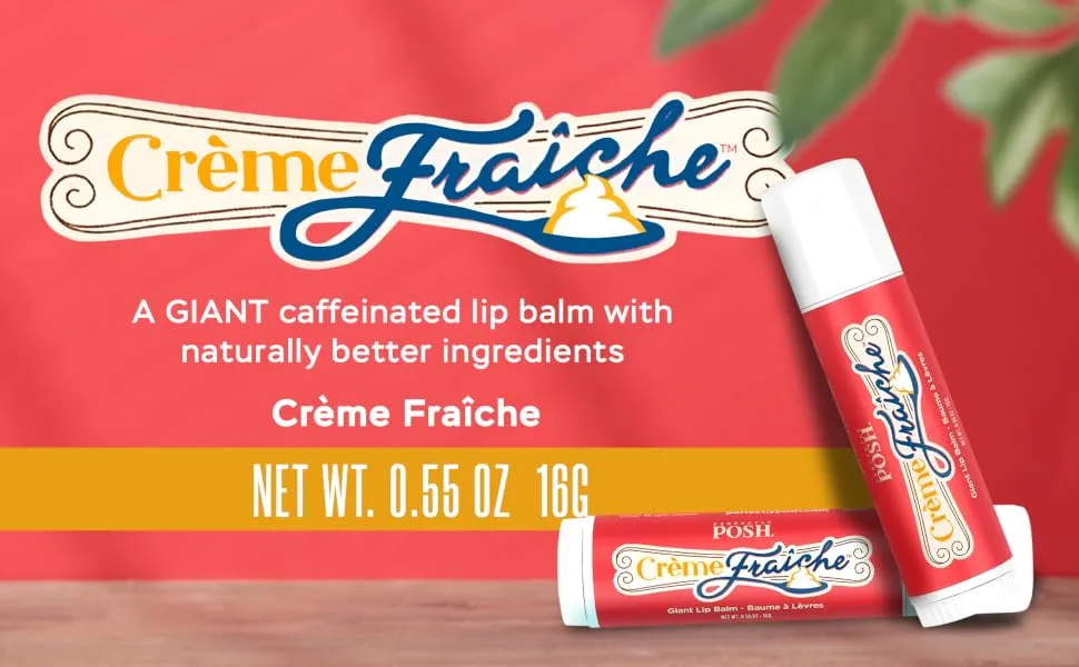 Creme Fraiche Giant Lip Balm - skin moisturizer lips balm dry chapped skin chapstick natural essential fatty acids vitamins