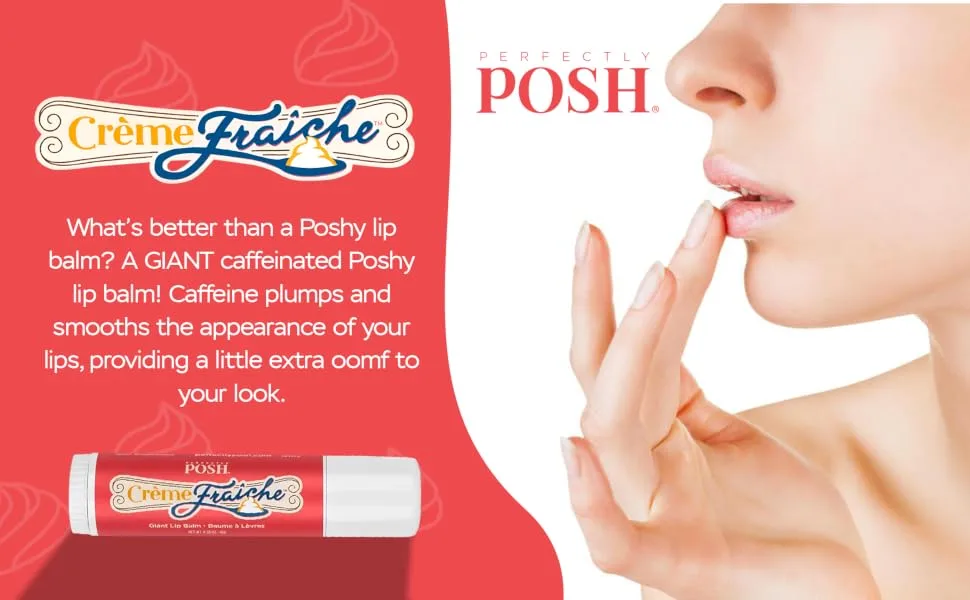 Creme Fraiche Giant Lip Balm - skin moisturizer lips balm dry chapped skin chapstick natural essential fatty acids vitamins