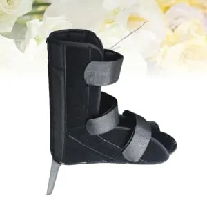 Medical Boot Ankle Brace Support Sprains Boot Leg Foot Supports Air Cam Walker Fracture Boot Foot S Black - product information 5