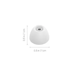 4 Sets Earbuds Earphone Alternative Caps Earphone Caps Headphone Accessories Earphone Sleeve Cover Supple Protector Caps Ear Caps Replace - product information 1