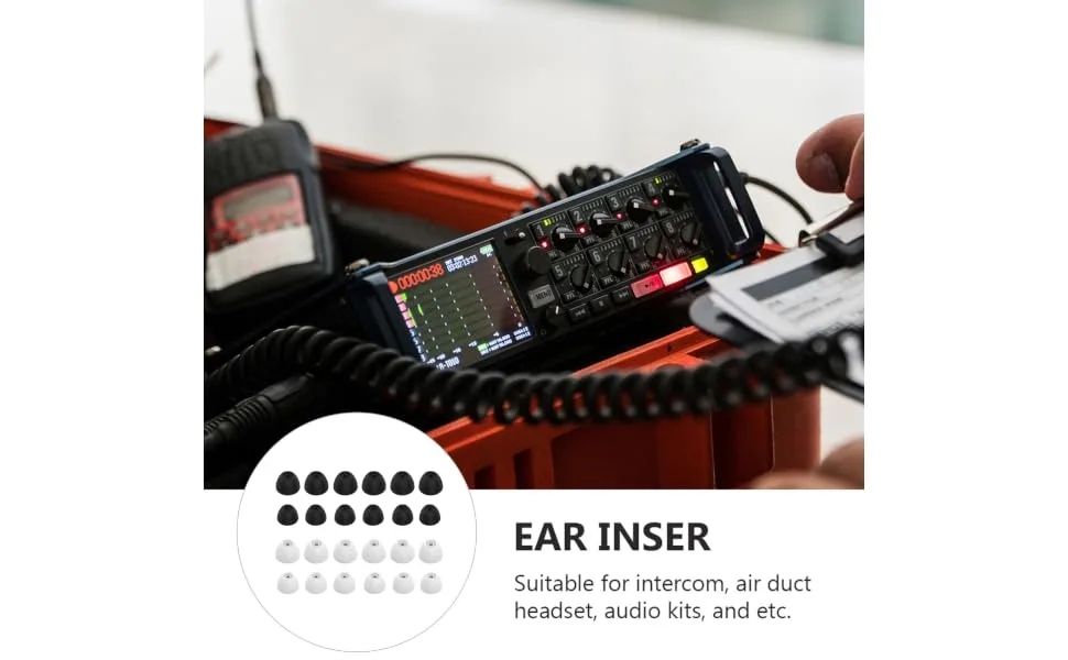 4 Sets Earbuds Earphone Alternative Caps Earphone Caps Headphone Accessories Earphone Sleeve Cover Supple Protector Caps Ear Caps Replace - product information 4