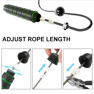 Resistance Bands Set Workout Bands with 5 Stackable Exercise Bands 5 Resistance Loop Bands 2 Core Sliders Door Anchor Ankle Straps Jump Rope Hand Grip Strengthener - Jump Rope
