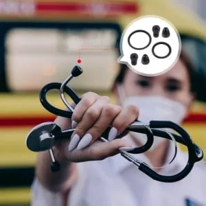 2 Sets Accessories Ear Plugs Ear Tips for Medical Parts Covers Bell Cover Diaphragm Child Earphone - product information 1