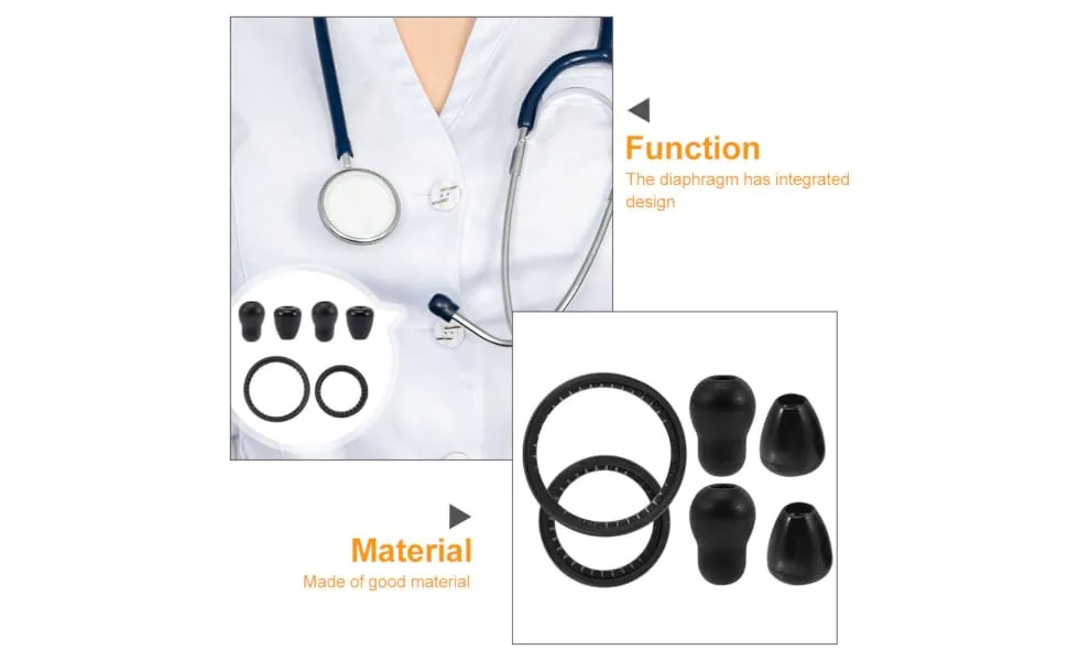 2 Sets Accessories Ear Plugs Ear Tips for Medical Parts Covers Bell Cover Diaphragm Child Earphone - product information 6