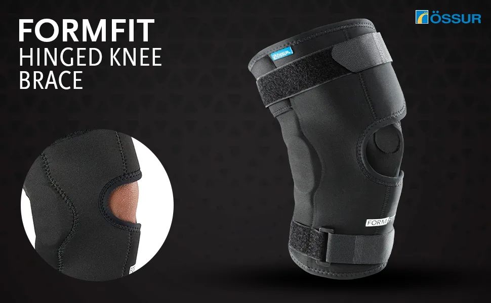  ssur Form Fit Knee Hinged Wrap- Advanced Orthopedic Support for Effective Pain Relief Injury Recovery and Maximum Knee Stability - Designed for Comfort and Performance (Large) Wrap Large - Ossur