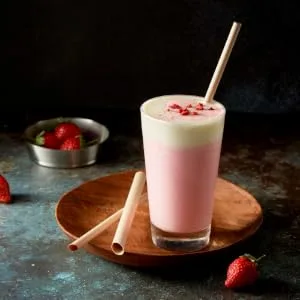 Bossen Bubble Tea Powder Mix - 2.2 Pound (Papaya) - strawberry smoothie