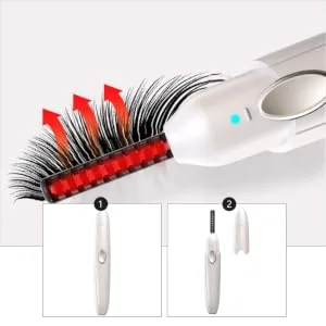 1 Set Eyelash Curler Heated Curler Curling Clip for Eyelash Electric Eyelash Curling Tool Eyelash Curling Clip Beauty Tool Makeup Tool - product information 1