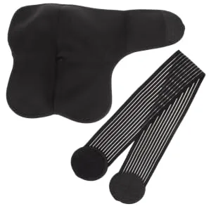1 Set double warm shoulder shoulder dislocation strap shoulder belt for alignment support shoulder wrap protector comfy fitness support belt adjustable sbr - product information 2
