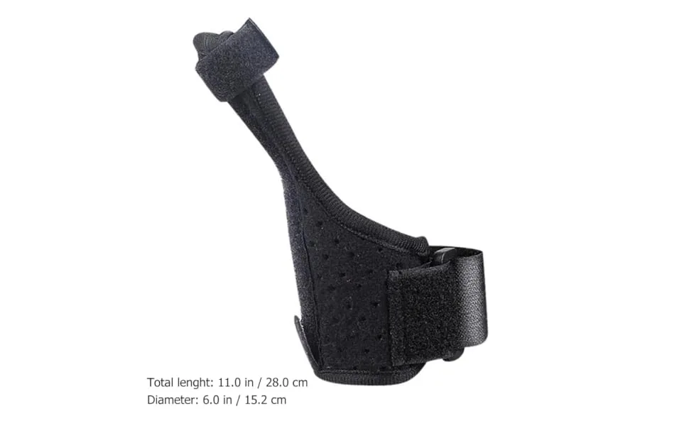 1pc Finger Guard Splint Breathable Fabric Stabilizing Treatment Extension Holder Gloves Finger Support Neoprene Protector for Aluminum Wristband Thumb - product information 3