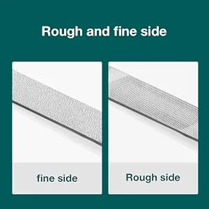 MR.GREEN Double Sided Nail Files Stainless Steel Manicure Pedicure Grooming for Professional Finger Toe Nail Care Tools (Short) - 2104-300-3