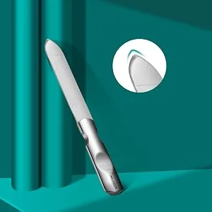 MR.GREEN Double Sided Nail Files Stainless Steel Manicure Pedicure Grooming for Professional Finger Toe Nail Care Tools (Short) - 2104-300