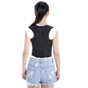 Humpback Posture Posture Brace Support Belt Vest Posture Brace Band Hunchback Brace Aldult Posture Belt Student XXL Black - product information 1