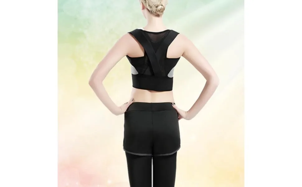 Posture Shoulder Support Posture Corrector Brace Belt Corrector Correction Belt Pearlescent Correction S Black - product information 3