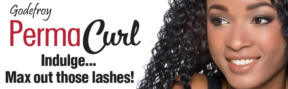 Godefroy Permacurl Eyelash Warming Station (Eyelash Curler Pad Refills) - long thick full lash treatment perm dark african american tint kit brows eyebrows curl curler