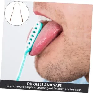 1pc Brush Scraping Device Oral Cleaning Cleaning Board Scraper Oral Device U Type Scraper Care Accessory - product information 4