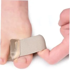 4 Pairs Toe Separator Straightener Separators for Overlapping Women Bunion Separators Yoga Thumb Protector Toe Tubes Sleeves Bunion Relief Pad Hallux Eversion Elastic Splint Men's Assorted Color 2.5x1.9cm - product information 3