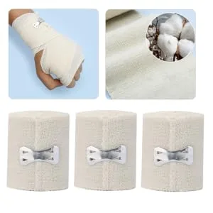 6 Rolls Compression School Suppiles Non Woven Medical Safrisor Elasticity Cohesive Wraps Practical Care Mat Sports Ankle Support Assorted Color 2 450X5CM - product information 6