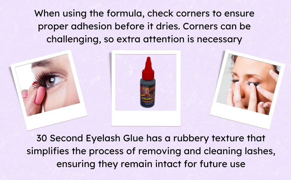 Salon Pro 30 Second Eyelash Glue for Strip Lashes Black 1 Fl. oz 1 Fl. oz Black - 30 sec eyelash glue